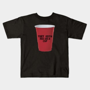 Toby Keith-Red Solo Cup Kids T-Shirt